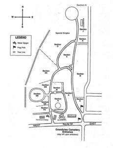 GV Map | Grandview Cemetery & Mausoleum